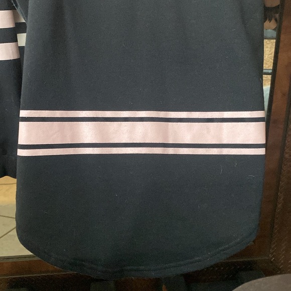 Hot Mess bling sweatshirt. Small. Pink and black. - Picture 5 of 5